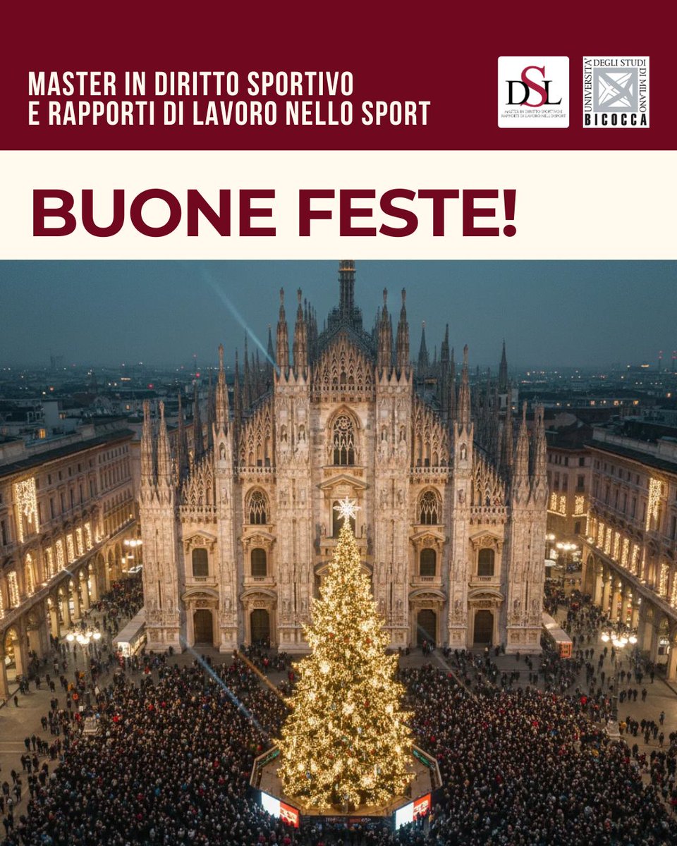 MasterDSL's tweet image. ✨ Tanti Auguri di Buone Feste e felice Anno Nuovo!

Le informazioni per l’iscrizione alla nuova edizione del Master 2025/26 sono disponibili qui: linktr.ee/masterdirittos…

@TizianaVettor 
@unimib