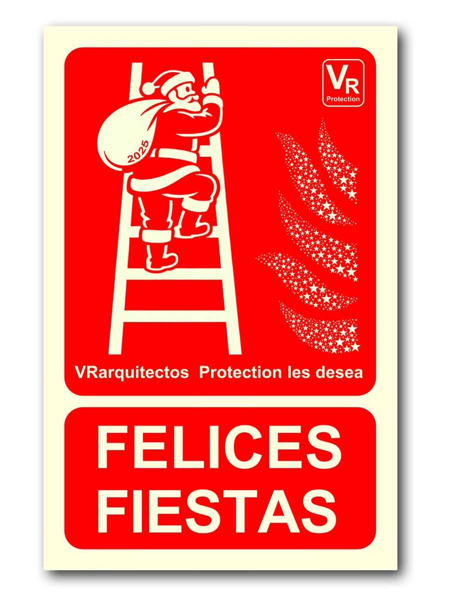 VRarqProtection's tweet image. VRarquitectos
les desea unas #Felices #Fiestas 🎄llenas
de alegría y buenos momentos.

El año que viene seguiremos trabajando en la misma dirección, siempre cerca de la #salida ➡️ más próxima en caso de #evacuación 😉