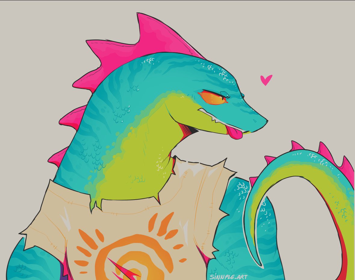 Sinnple_Art's tweet image. forgot these two as some of my highlights this year hehe.. Fortnite lizards