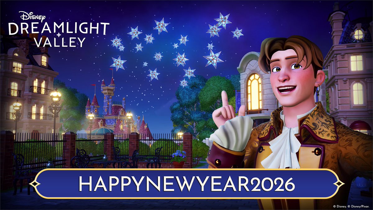 DisneyDLV's tweet image. Welcome the approaching new year by redeeming this free code, "HAPPYNEWYEAR2026" and decorate your Valley with the new festive New Year Community Lanterns! 🏮