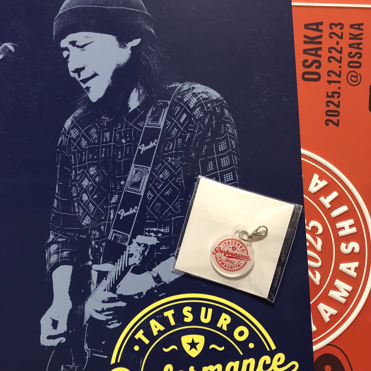 山下達郎 2025.12.22.23大阪 ご当地プレート fender news 12月22日の