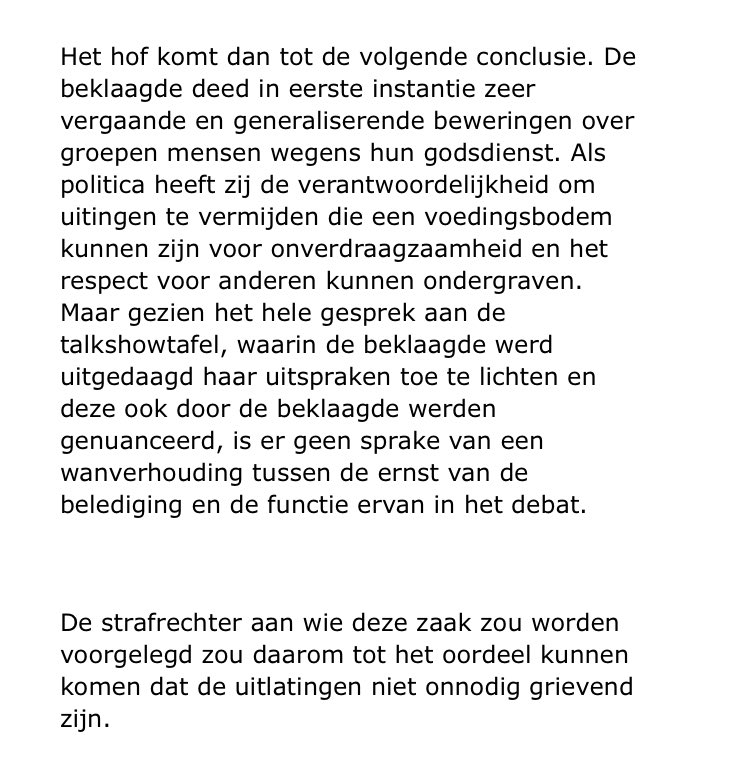 Dat heeft het Gerechtshof niet vastgesteld beste <a href="/MonaKeijzer/">Mona Keijzer</a> en dat weet u zelf ook wel. 
uitspraken.rechtspraak.nl/details?id=ECL…