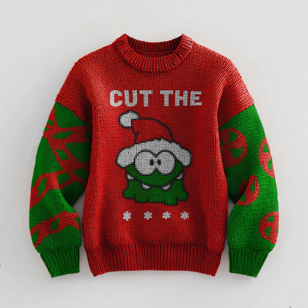 Cut_The_Rope's tweet image. ew, what an ugly sweater