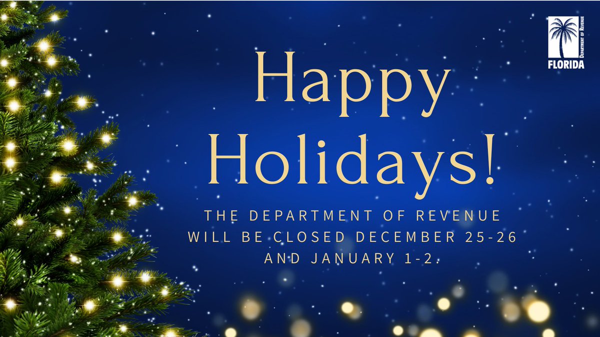Florida Department of Revenue tweet media