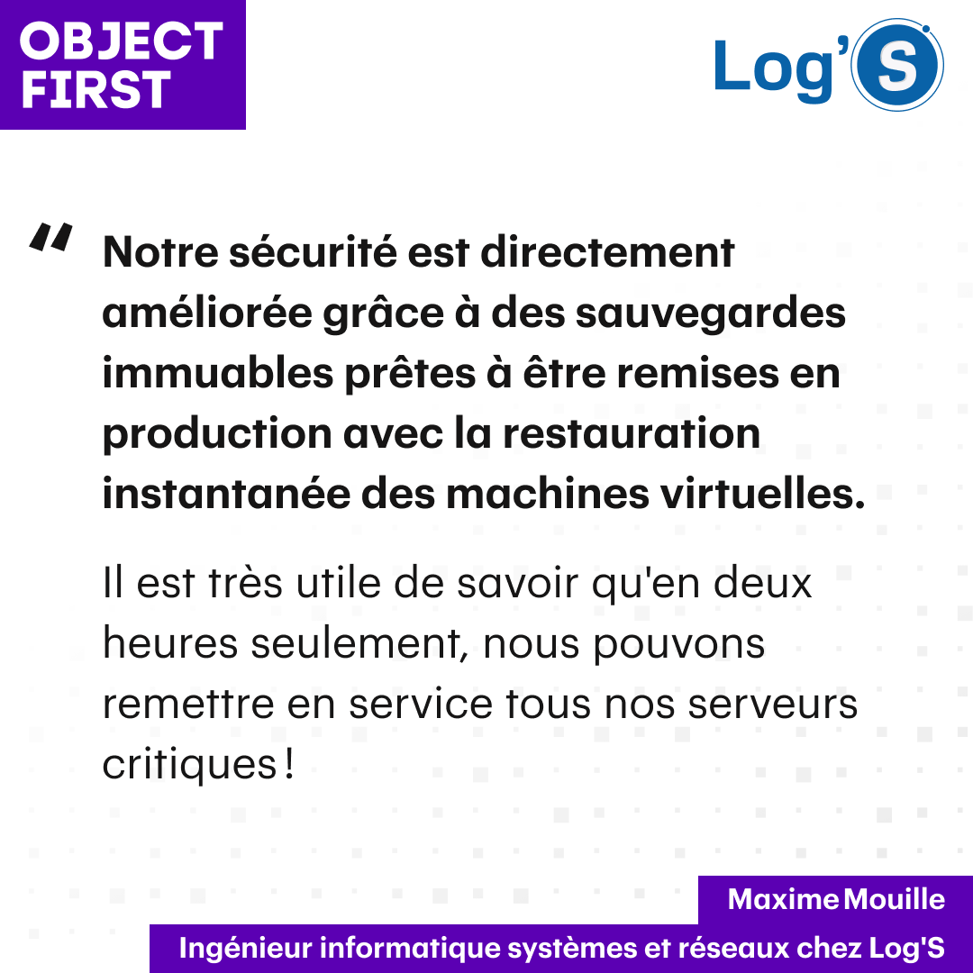 Object First tweet media