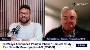 Our Founder, President, and COO, Kenneth Kovan, recently sat down with Ricki Lee from The Watchlist to discuss the positive Phase 1 results for maveropepimut-S (MVP-S).  

The interview highlights the strong immune response achieved with MVP-S in hormone