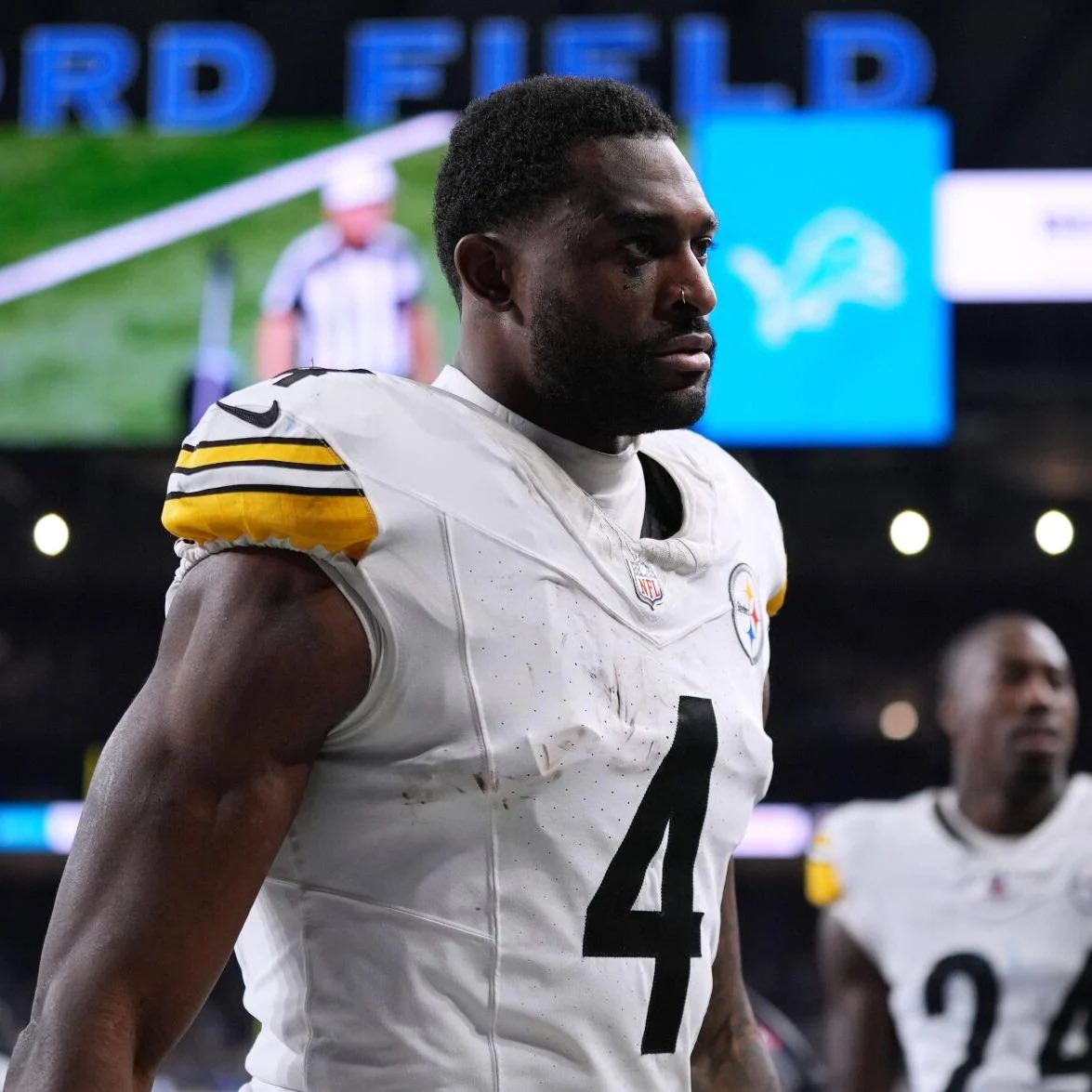 Pittsburgh Steelers wide receiver DK Metcalf appeared to punch a fan during the 29-24 win over the Detroit Lions in the NFL. Television footage showed Metcalf approaching the Lions fan, who was