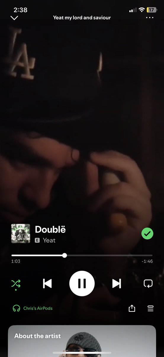 slevels_'s tweet image. Okay day 2 of showing @LeMickey_20 a yeat song he might or might not know 

Todays song  is a classic “Double”