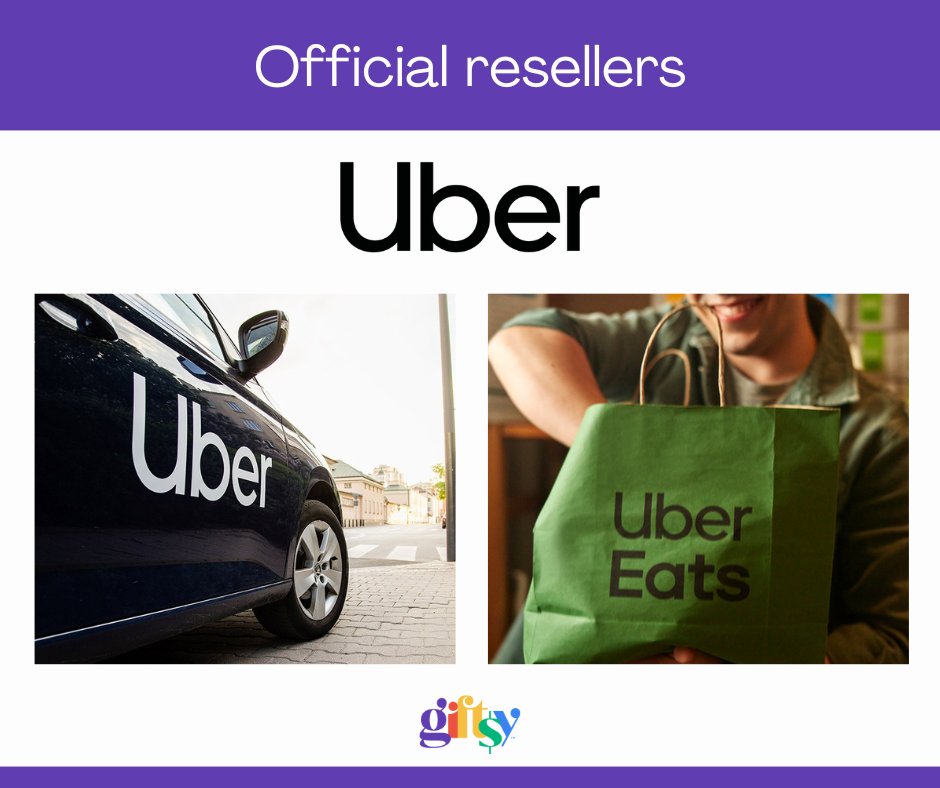🚗🍔 We are official resellers of Uber &amp; Uber Eats gift cards (Europe only)!
Perfect for gifting  or treating yourself 🎁
Grab yours today 👉 giftsy.com/en/uber-gift-c…