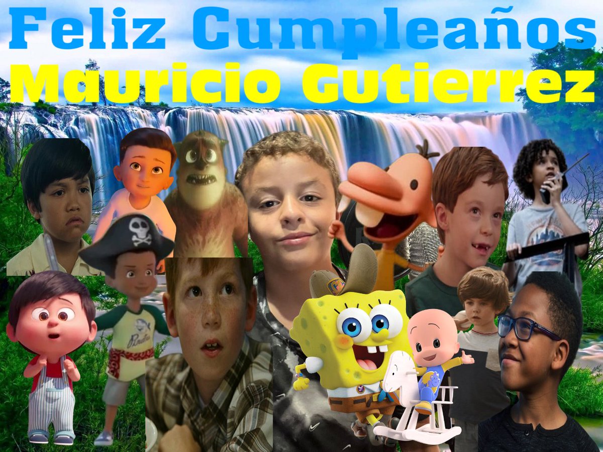 Camelo2017's tweet photo. Feliz cumpleaños #MauricioGutierrez hice esta imagen para ti con todos tus personajes mas conocidos. Que dios te bendiga.
#BobEsponjaAlRescate #CleoYCuquinFamiliaTelerin #AvengersEndgame #FalconYElSoldadoDelInvierno #WandaVision #ElDiarioDeGreg #TopGunMaverick #FancyNancyClancy https://t.co/6Cj1HMyUwx