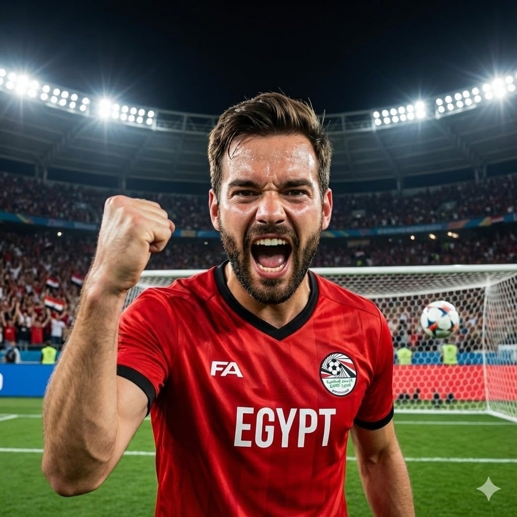 شجع مصر وانت في مكانك. ادخل على اللينك ده وهتعمل صورتك وانت في الاستاد بتيشرت منتخب مصر. اعمل صورتك من هنا. ورينا الإبداع في التعليقات 