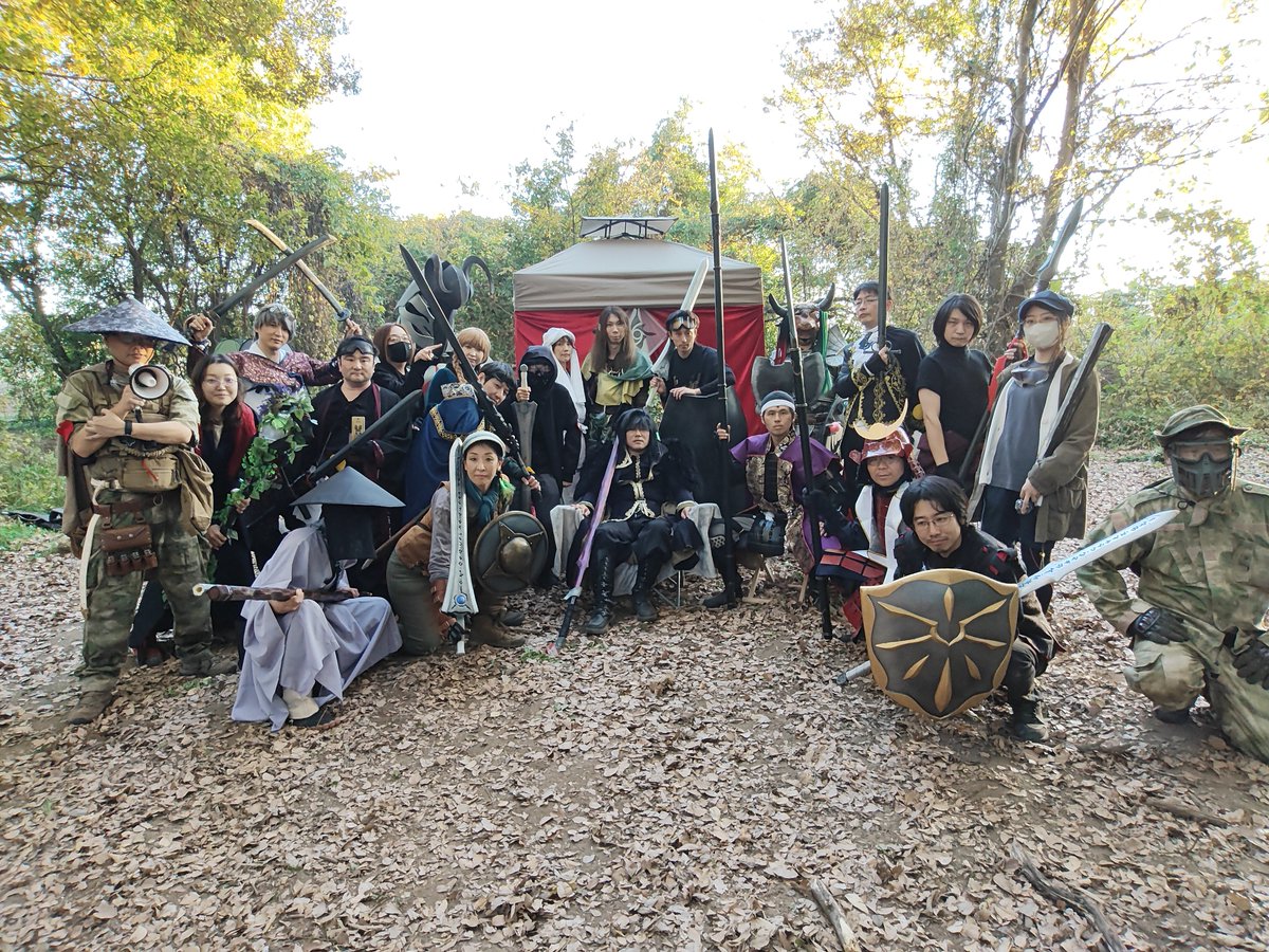 maoulabyrinth's tweet image. 第11回魔王の迷宮を開催する事になりました。
 開催日：2026年3月21日(土) 
 皆様の熱い参加お待ちしております。
 （画像は第10回の異世界戦士陣営、魔王軍、全員集合となります）
[TwiPla] 魔王の迷宮　第11回 twipla.jp/events/709451 
＃魔王の迷宮
＃コンバットLARP
＃LARP
＃チャンバラ
＃DOGTAG