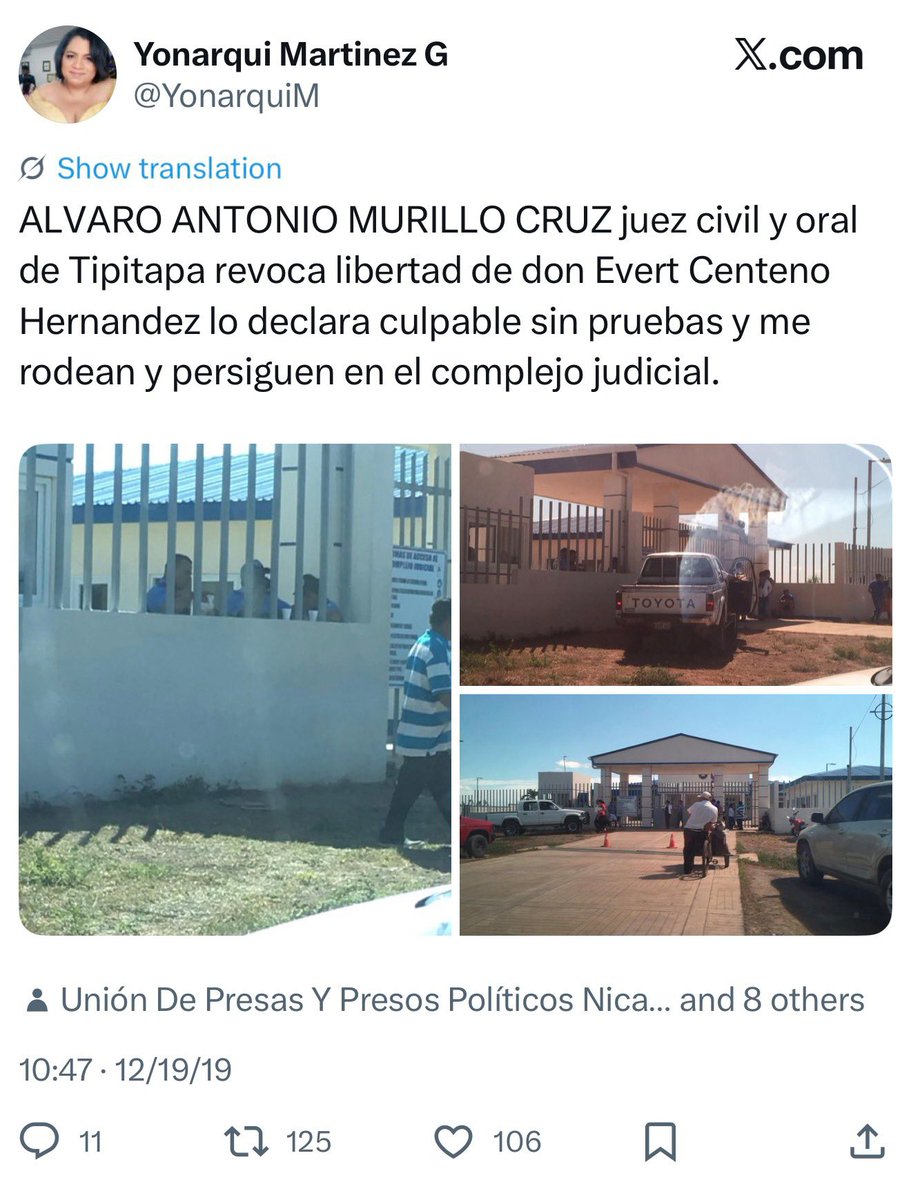 Corrupción en Registros Públicos en Nicaragua ...

Un ejemplo de eso es el caso de Clara Cruz Castillo, Registradora de Managua y operadora sandinista, quien desde hace unos meses se encuentra bajo "escrutinio extremo y permanente", debido a sus vínculos directos con el asesino,