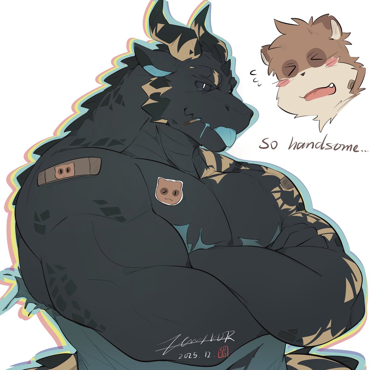 InSmallfish's tweet image. Brother is a beauty dragon😎