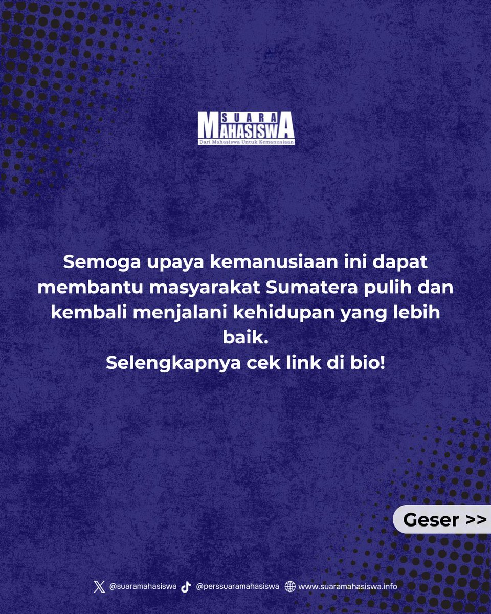 Ikatan Alumni (IA) Universitas Islam Bandung (Unisba) melakukan penggalangan dana untuk membantu korban bencana alam di sejumlah wilayah Sumatera. 
#donasisumatera #ikatanalumniunisba #unisba