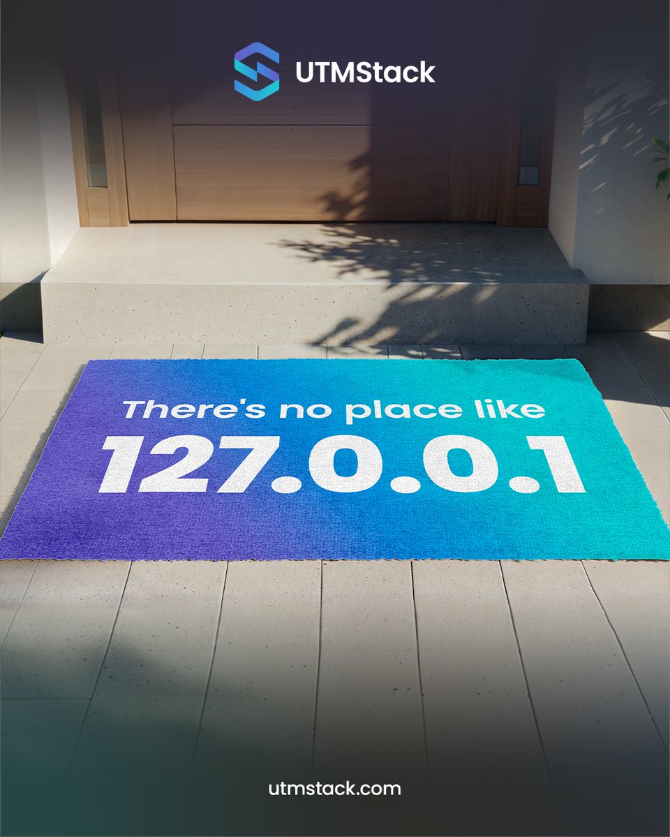 StackUtm's tweet image. Home is where the ping ends.

#LocalhostVibes #DevLife #SysAdminHumor