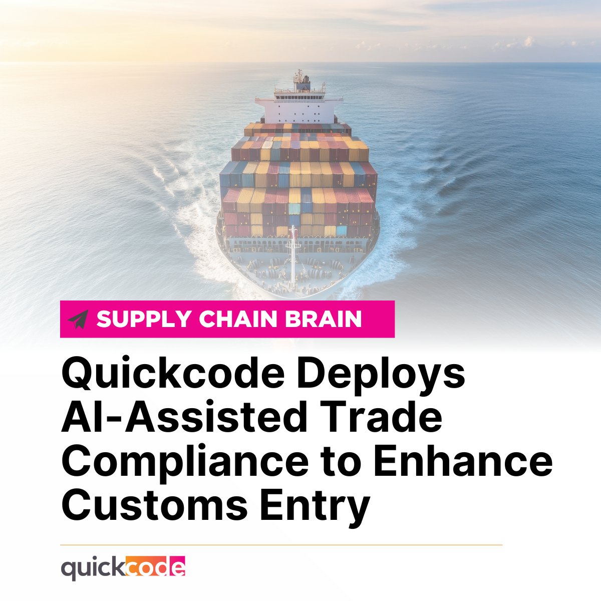 QuickCodeAI's tweet image. AI isn’t replacing trade compliance professionals, it’s finally giving them room to breathe.

In today’s environment of shifting tariffs, AD/CVD updates, and constant regulatory change, manual classification simply can’t keep up. 

Read the full article: hubs.la/Q03YRWJD0