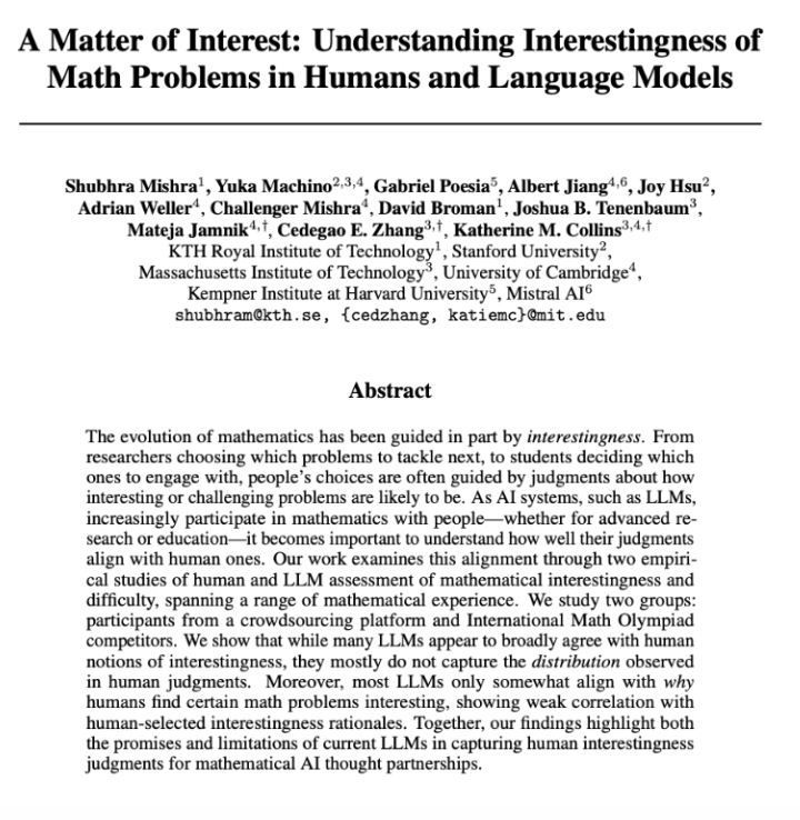 ChenSun92's tweet image. 4/N  Why are LLMs struggling with "interestingness"? A few under-the-radar papers discussed at #NeurIPS2025 highlight key insights:

1. The Diversity Problem: Post-trained LLMs are optimized for the most likely answer, often failing to capture the full distribution of…