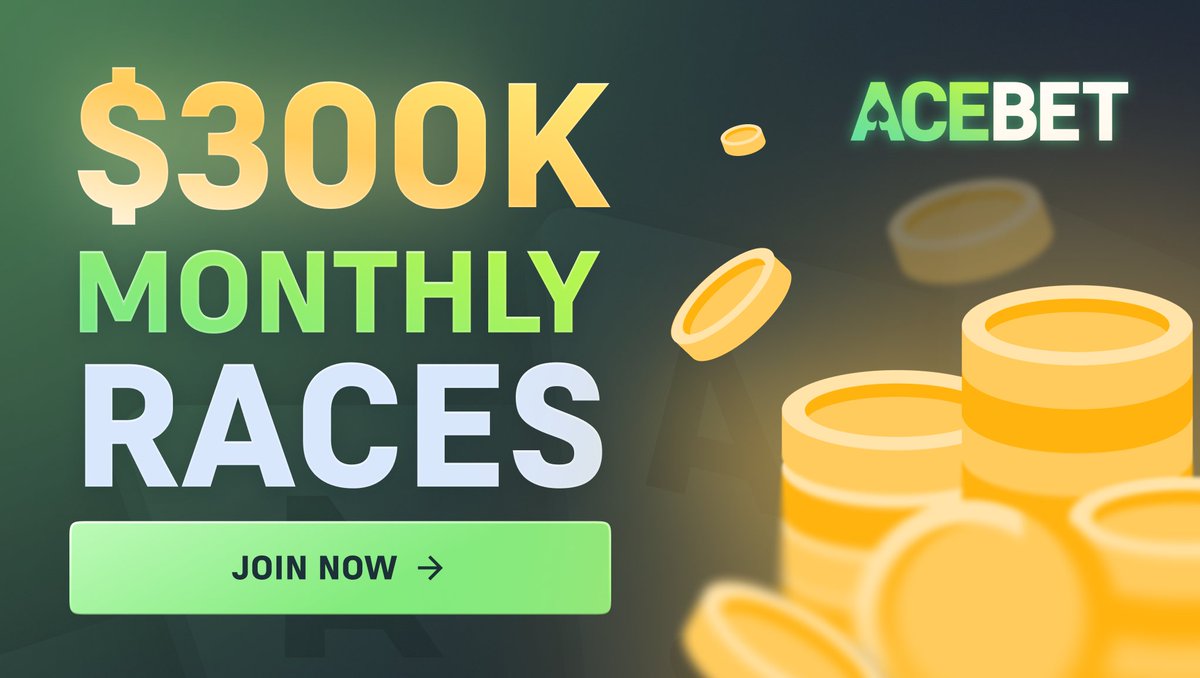 Holidays good fortune on Acebet.

Daily | Weekly | Monthly Races on Acebet

🏆 275 prize positions | No limit on your wins!