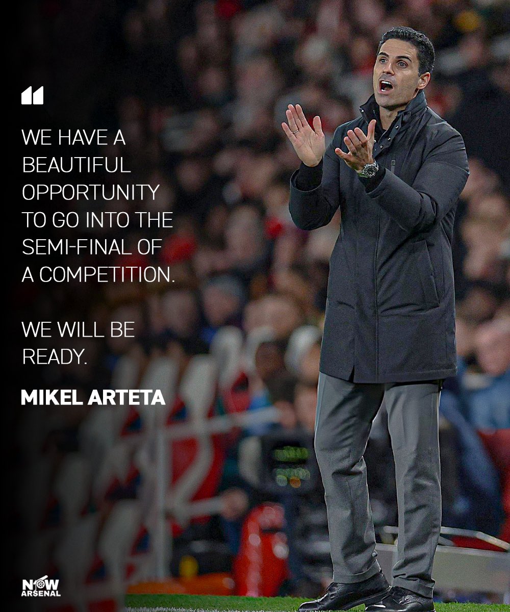 now_arsenaI's tweet image. Mikel Arteta ahead of tomorrow’s quarter-final Carabao Cup clash against Crystal Palace.