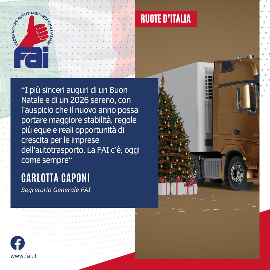 🚛 𝐢𝐥 𝟐𝟎𝟐𝟓 𝐯𝐨𝐥𝐠𝐞 𝐚𝐥 𝐭𝐞𝐫𝐦𝐢𝐧𝐞, 𝐦𝐚 𝐧𝐨𝐧 𝐡𝐚 𝐚𝐧𝐜𝐨𝐫𝐚 𝐟𝐢𝐧𝐢𝐭𝐨 𝐝𝐢 𝐫𝐢𝐬𝐞𝐫𝐯𝐚𝐫𝐞 𝐬𝐨𝐫𝐩𝐫𝐞𝐬𝐞...

Pacchetto Automotive, Legge di Bilancio alla proroga trasporti eccezionali, tavolo A1 ⬇️
fai.it/ruote-ditalia-…