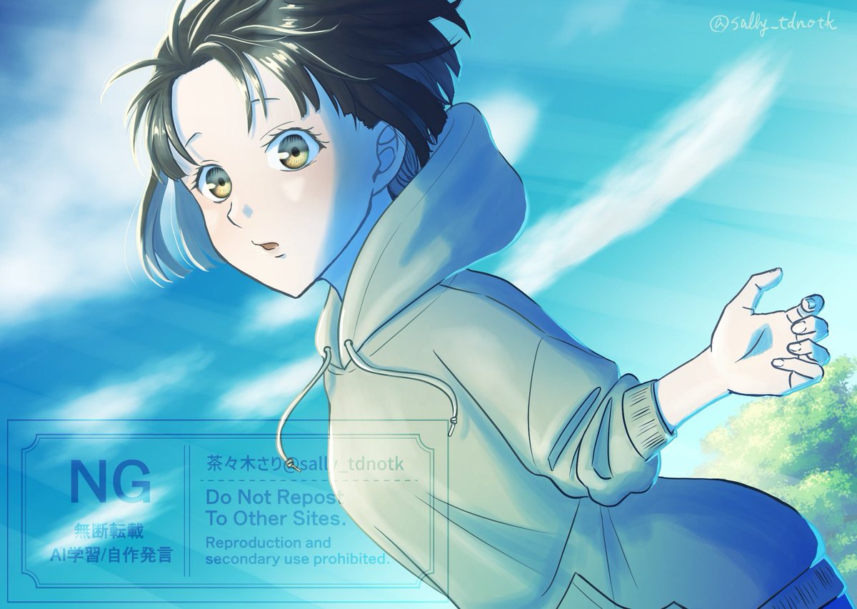 オリジナル イラスト リクエスト承ります 男描きすぎて反動で女の子が描きたくなった😇おめめきらきらさせたい