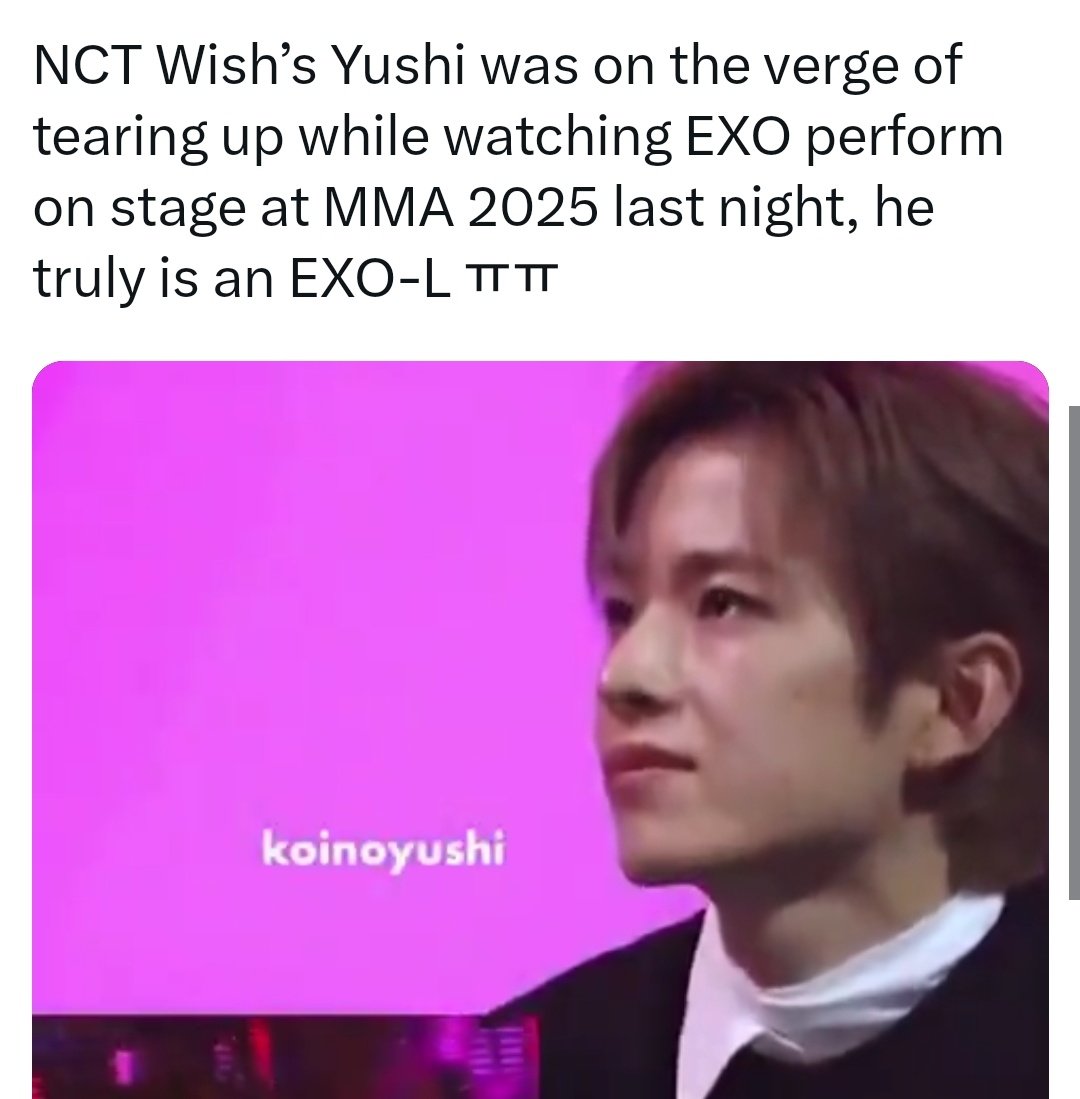 3232juncotton's tweet image. heart2hearts carmen said she cried while watching exo's mma performance, nct wish yushi verge of tears, riize anton and sungchan hyped exo for whole performance🥹🫶🏻 sm babies are so cute exo really raised whole generation