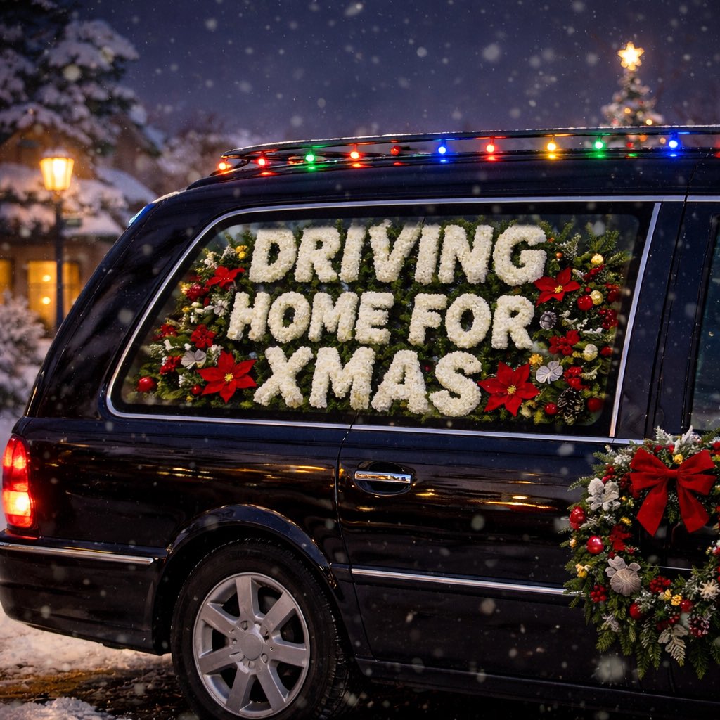 CSBloomfield's tweet image. Chris Rea on his last drive home for Christmas