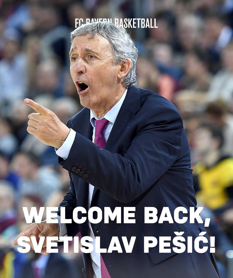webEncestando's tweet image. El Bayern Munich anuncia a Pesic como nuevo entrenador