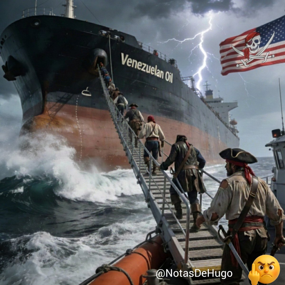 ❗️ATTENTION❗️

The PEDOPHILE is scheduled to address his nation at 5:30 pm Venezuela time.
The blurred Epstein files could lead him to take military action against Venezuela.
And at this hour, the crew of the Bella 1 tanker is still giving the middle finger to the PIRATES.