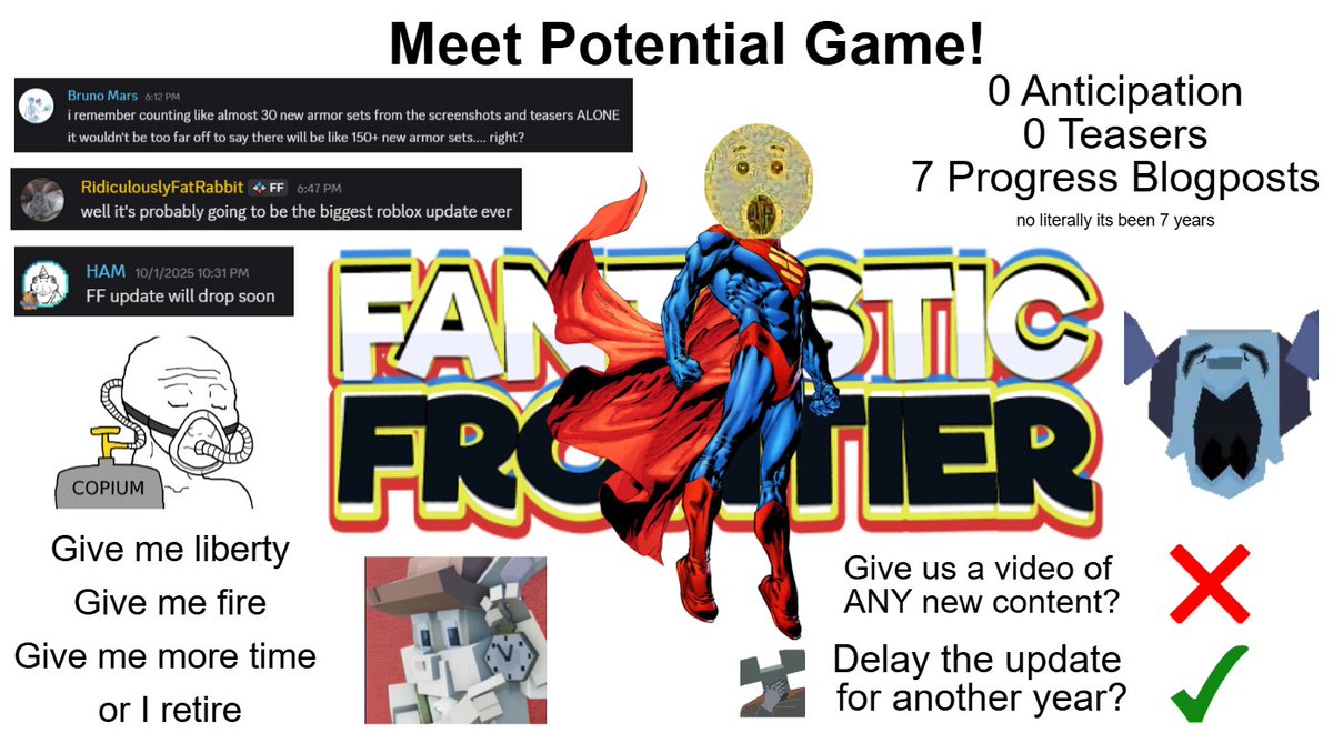 Fantastic Frontier Cursed Media tweet media