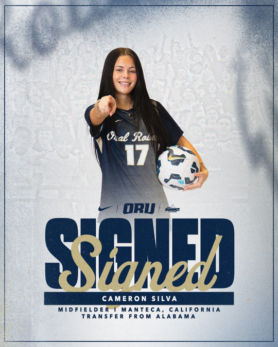 ORUWSoccer's tweet image. 𝓢𝓲𝓰𝓷𝓮𝓭 to the Gold &amp;amp; Blue!

Welcome to the Golden Eagle family, Cameron 🦅

#ORUWSOC | #GoldenStandard