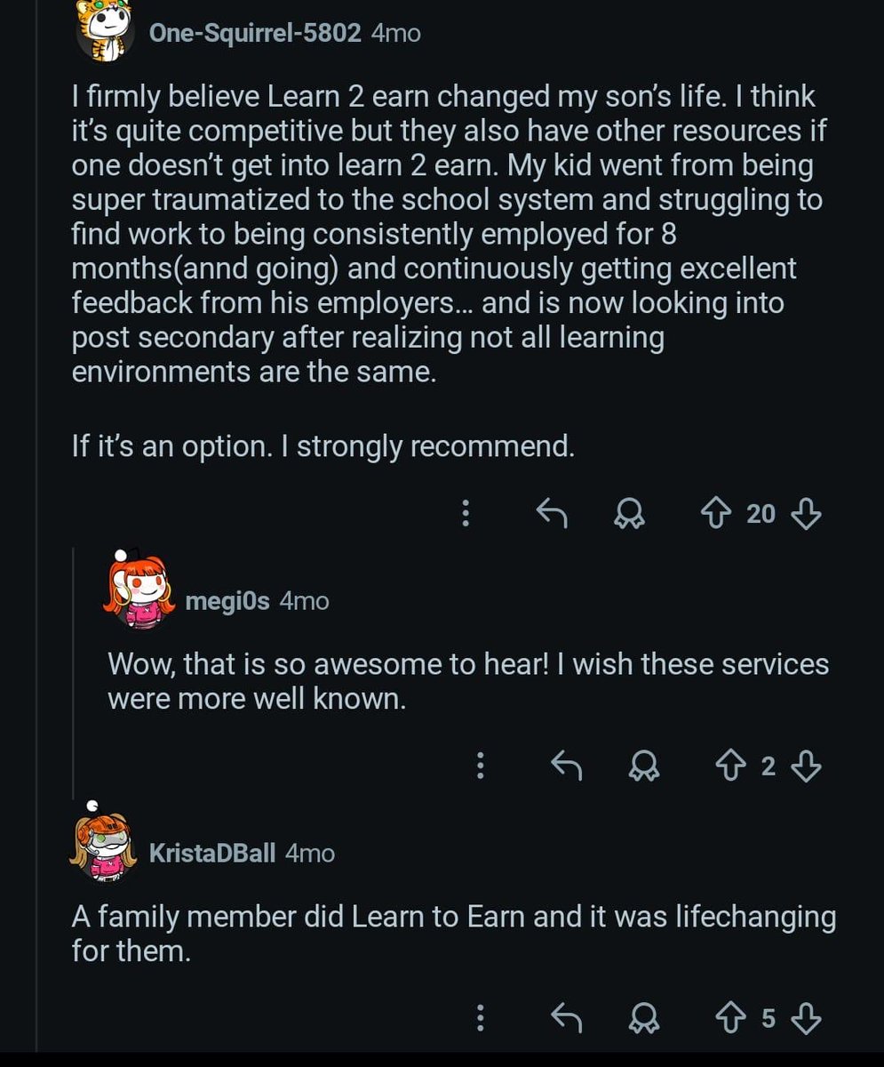 EmployAbilities's tweet image. We are proud to see such positive feedback from our community. Thank you to all participants and partners who make the Learn 2 Earn experience and other EmployAbilities' programs meaningful and impactful.

We connect ability to opportunity. 
employabilities.ab.ca