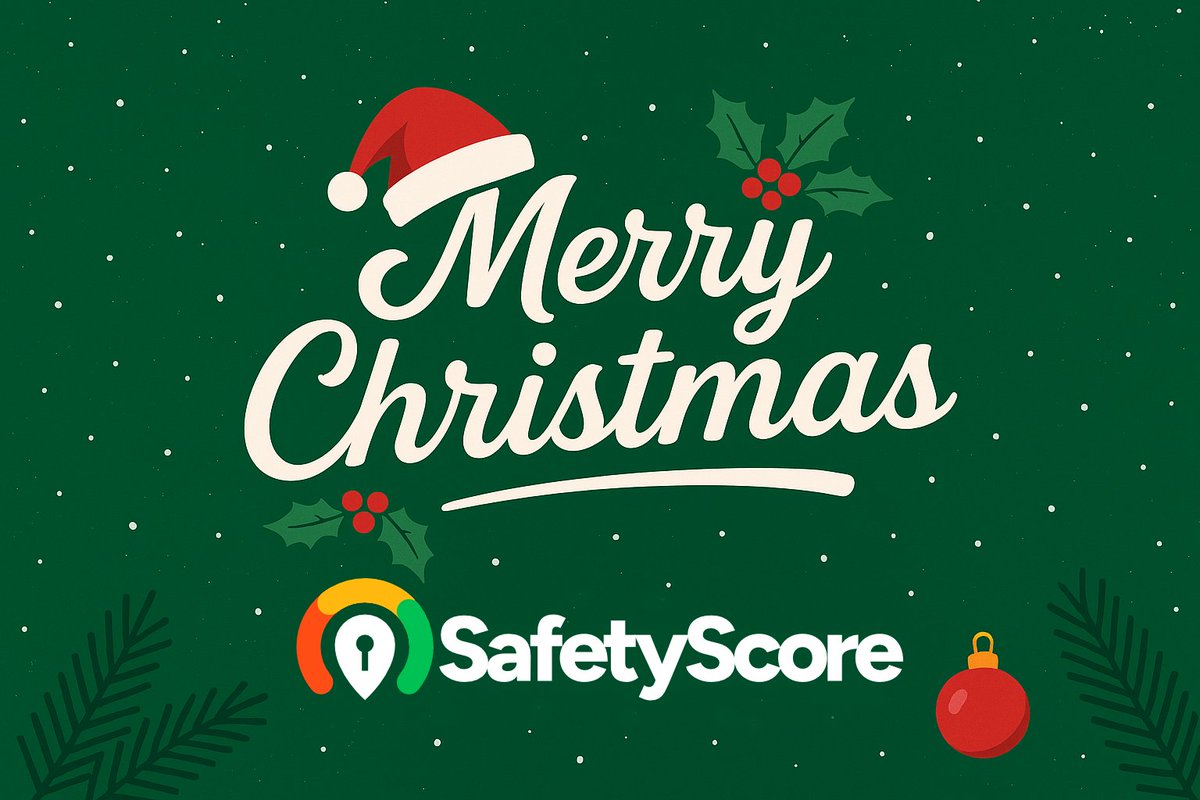 SafetyScoreUK's tweet photo. 🎄 Merry Christmas from @SafetyScoreUK 

Thank you to everyone who’s been part of our journey this year. Wishing you and your families a happy and restful Christmas, and we look forward to building even more together in the year ahead. https://t.co/QoftkDv9xn