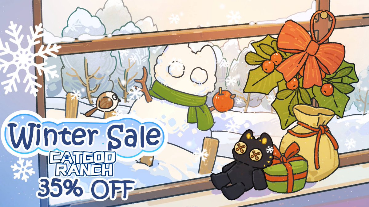 Cat God Ranch - OUT NOW on Steam🐱 tweet media