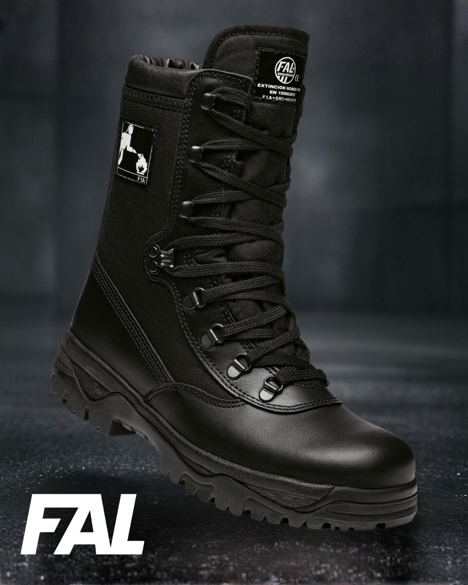 🚒 FTX800
Intervención sin límites. Rendimiento sin fallos.

falseguridad.es/producto/ftx80…

#CalzadoProfesional #EPI #Bomberos #Intervención
---
🚒 Intervention without limits. Glitch-free performance.

falseguridad.com/producto/ftx80…

#ProfessionalFootwear #PPE #Firefighters #Rescue