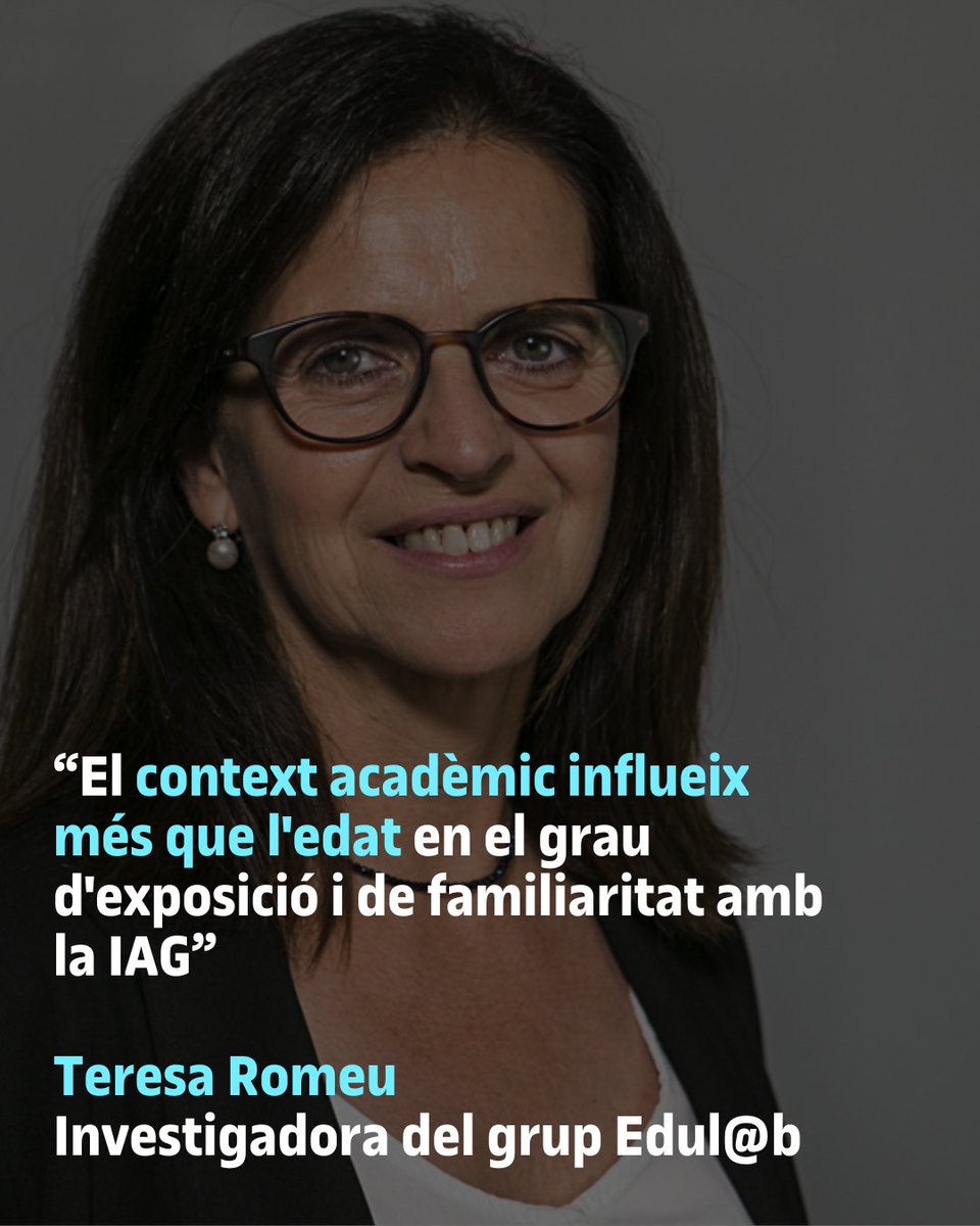 edulabTIC's tweet photo. 📄Notícia #UOC - "La formació en #IA afavoreix un ús més crític i ètic entre l'estudiantat"
🧠Descobreix com amb els investigadors d'Edul@b la Dra. @tromeu, el Dr. @mromerocar i la Dra. @montseguitert
🔗https://t.co/1KNwbQv049
#researchUOC #Edulab @UOCpsicoedu @UOCresearchhub https://t.co/S4OZlnjMJi