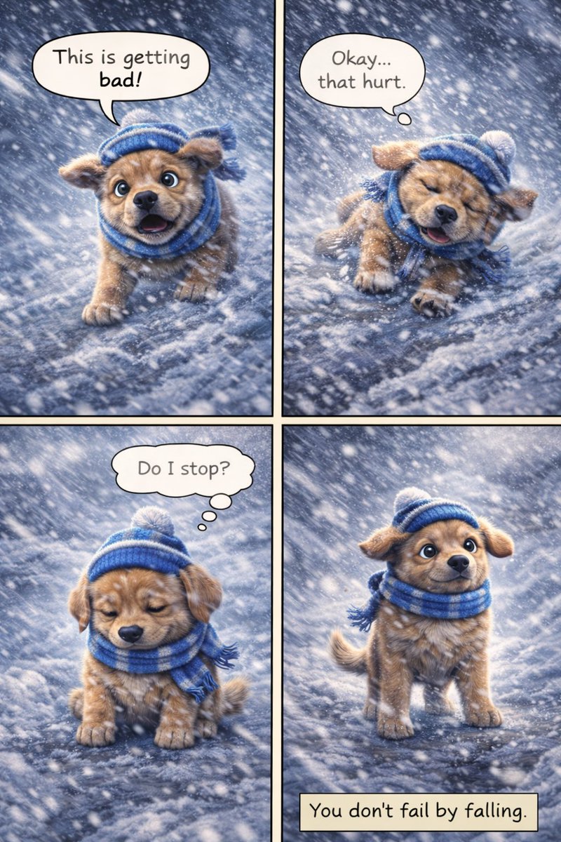 Chapter 5 - The Fall.

It hurts. You doubt yourself.
You wonder if this is where it ends.
$Muffin learns the truth:
You don’t fail by falling.
You fail by staying down.
The journey to SolanaCity goes on.

Contract:
CEmyFLPZ8abe2zVxgxBYo3jrh6ZLwvzCKadMayXipump

🔥 powered by