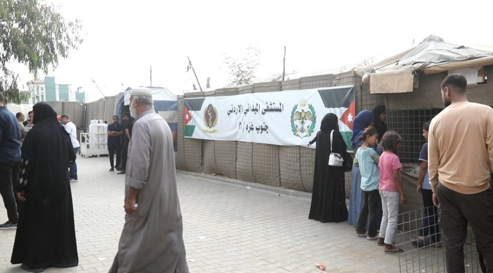 المستشفى الميداني الأردني جنوب غزة/8 يستقبل 6 آلاف حالة مرضية خلال أسبوع 