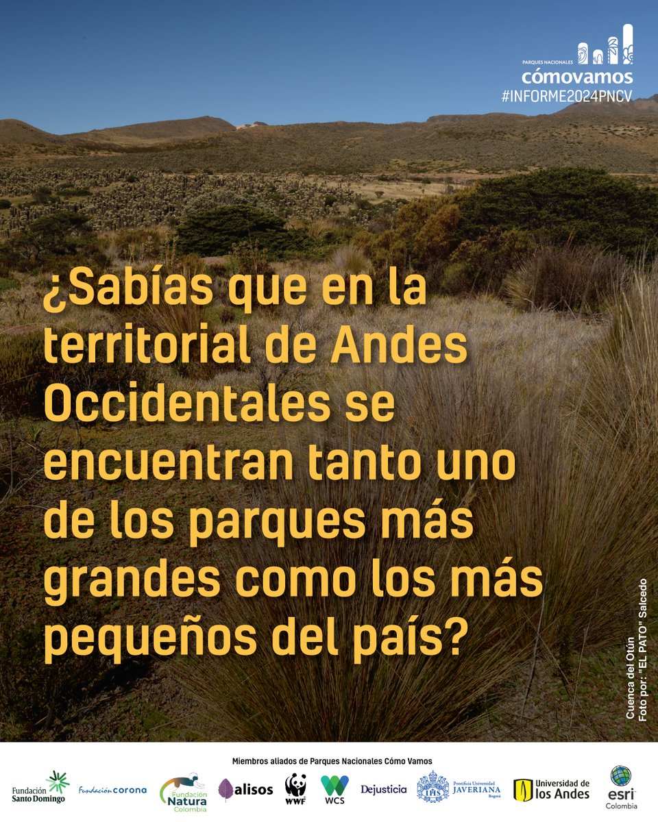 🏔️ El PNN Nevado del Huila es el más extenso de esta territorial, con 163.775 hectáreas, y ocupa el puesto número 10 entre los 61 PNN de Colombia. Una enorme área natural que resguarda paisajes de alta montaña, páramos, volcanes y una enorme riqueza hídrica.