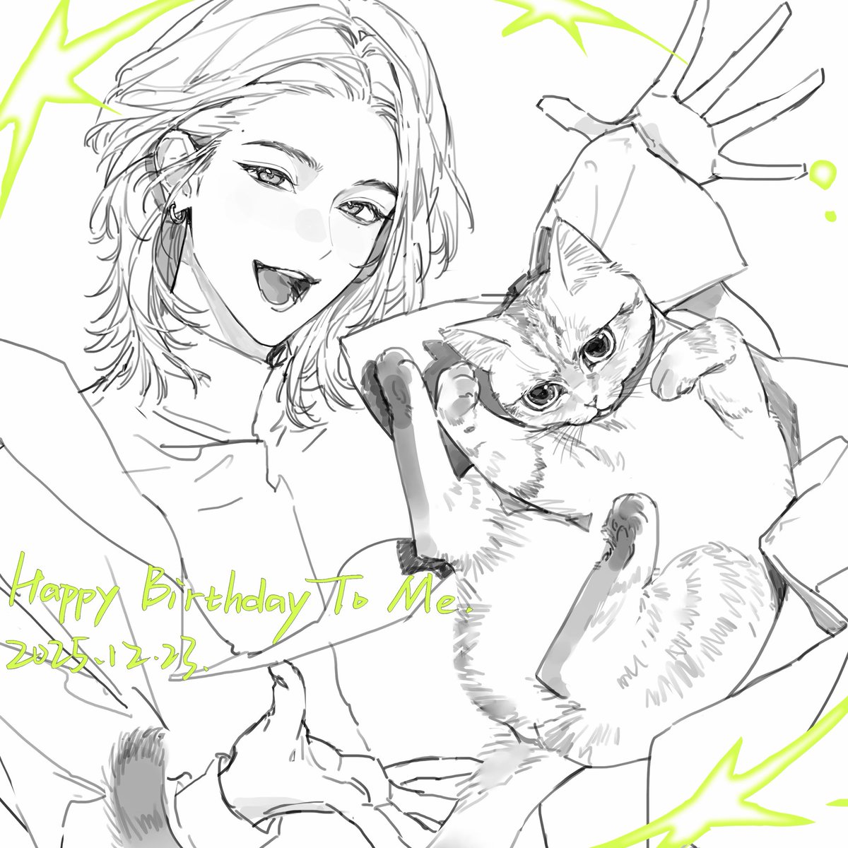 befreesj's tweet image. 祝我生日快乐！