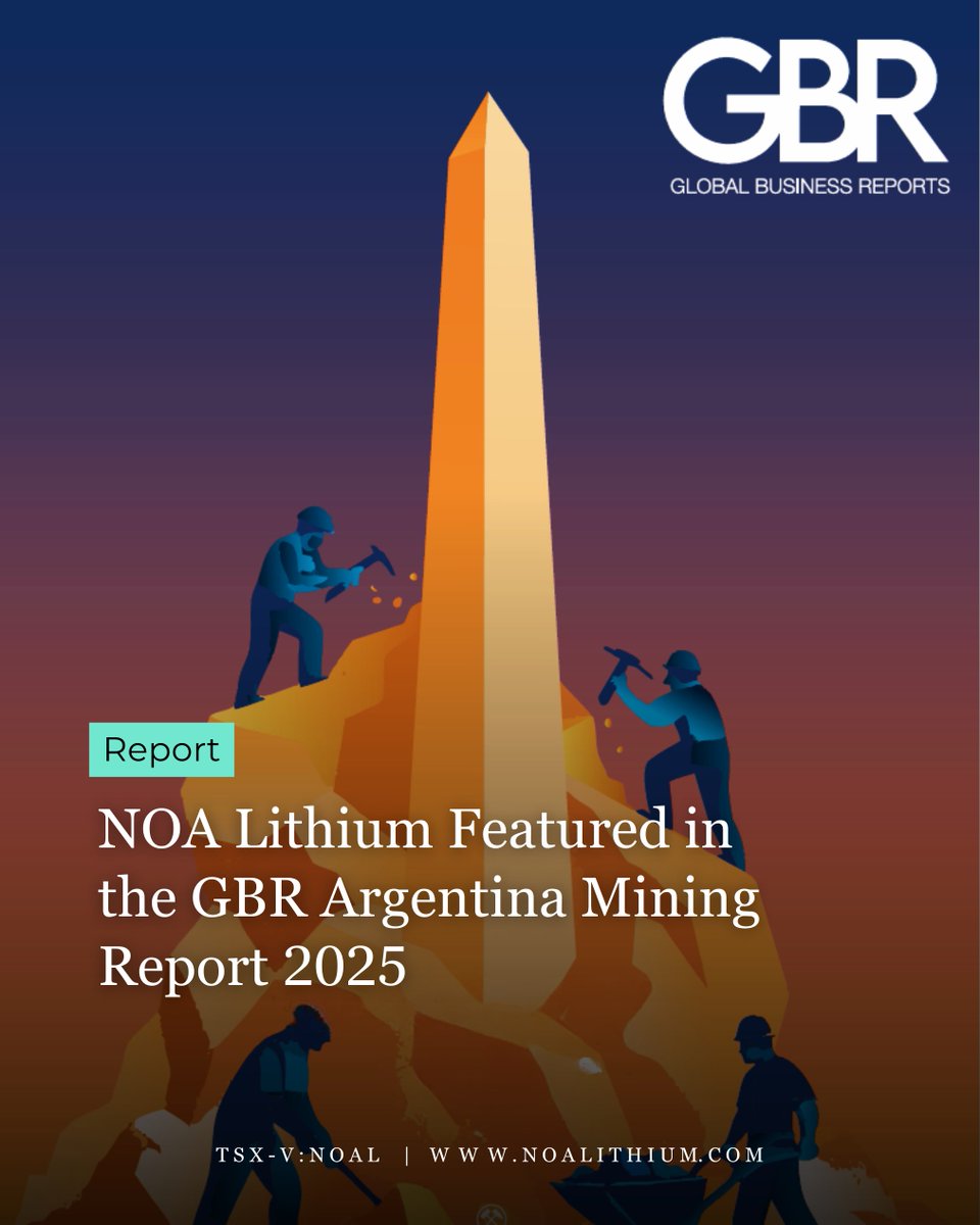 NOA Lithium Brines Inc. (TSXV: NOAL) tweet media