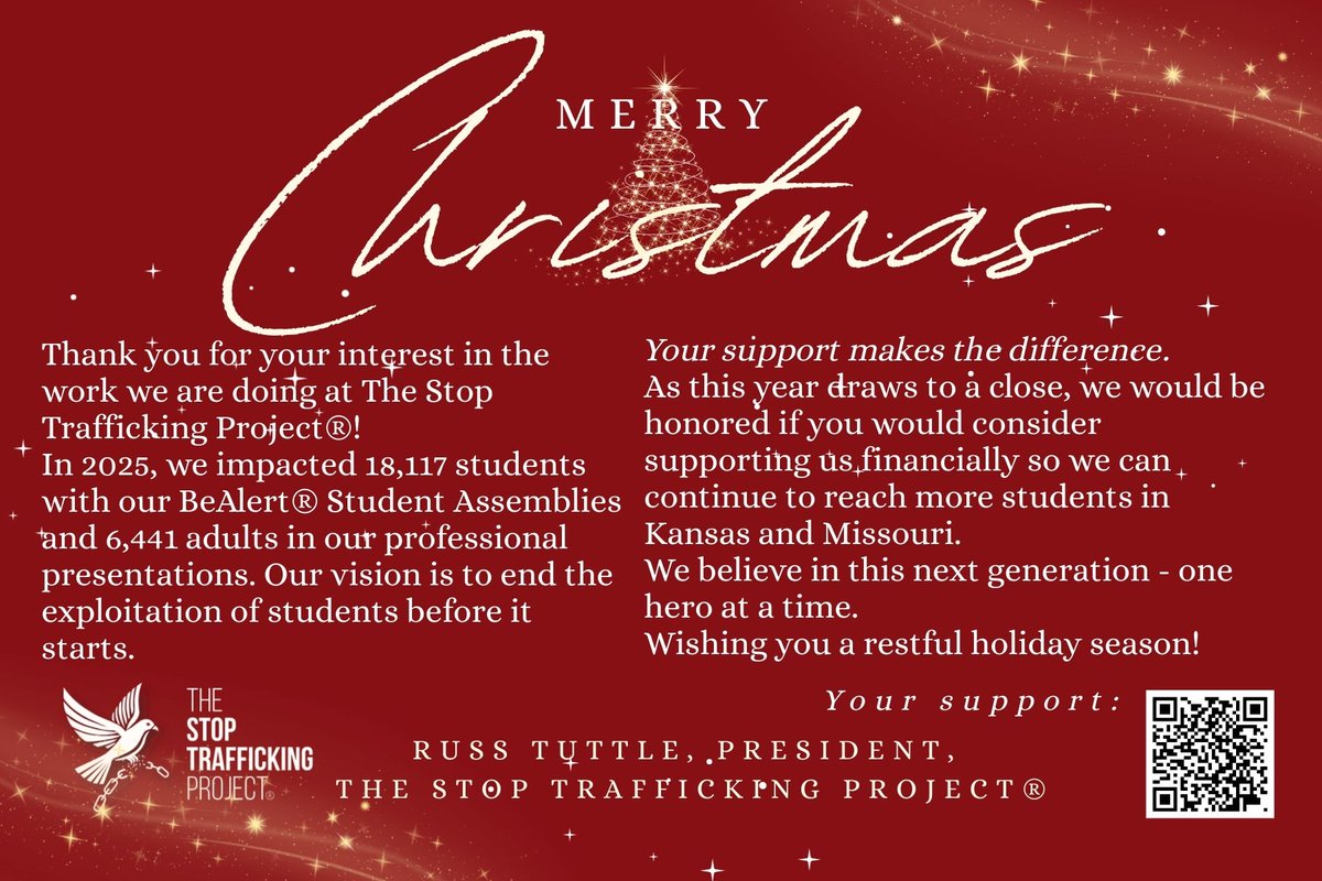 These numbers bring our cumulative total to:
• 140,372 students
• 151,087 adults
• totaling 291,459 precious souls.
The number of disclosures over the past year &amp; opportunities to literally save lives humbles our team beyond words.
Donate: give.cornerstone.cc/stoptraffickin…