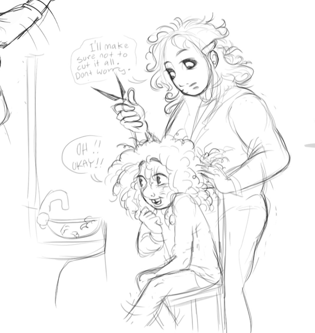 RandomlyF0Z0's tweet image. Hellen doodles.. 
i need to draw her being more motherly to Sophie and joel ITS SO CUTE. 
#lookoutside #lookoutsidefanart