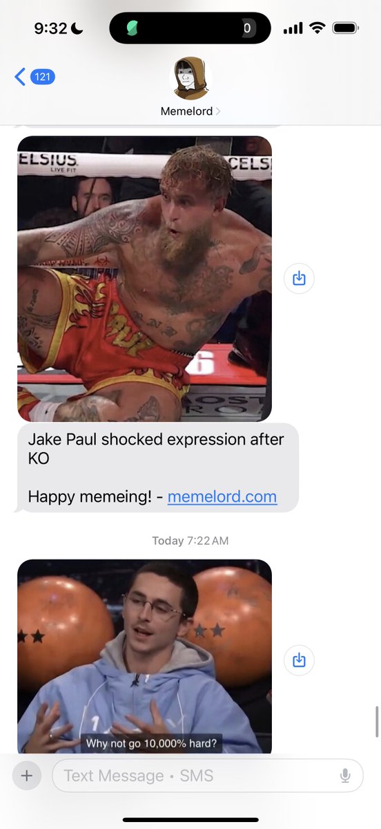 iamjasonlevin's tweet image. I built Meme Texts last year

Everyday I get 3-5 unhinged new trending meme templates texted to me

Now I feel like Dr. Frankenstein.

THE MONSTER IS ALIVEEEE

i never could’ve guessed that when i built an AI system to pick up the newest hottest memes, I’d get memes of:

- Sam…