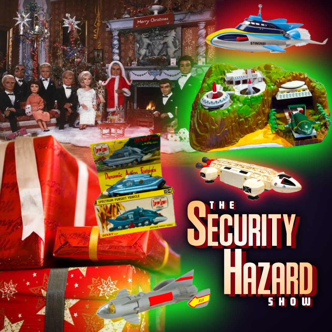 securityhazard's tweet image. Pick one perfect Gerry Anderson gift that you would love to unwrap under the Christmas tree!

We'll be reading out your comments live on air during our special Christmas Eve show. Listen in to The Security Hazard Show on Christmas Eve at 6 pm UK Time.