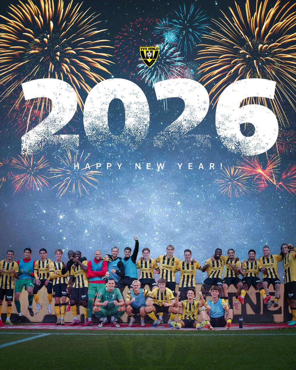 VVVVenlo's tweet photo. 𝑯𝑨𝑷𝑷𝒀 𝑵𝑬𝑾 𝒀𝑬𝑨𝑹! 💛🖤

#SamenAchterVVV https://t.co/pZrVAcIj5g