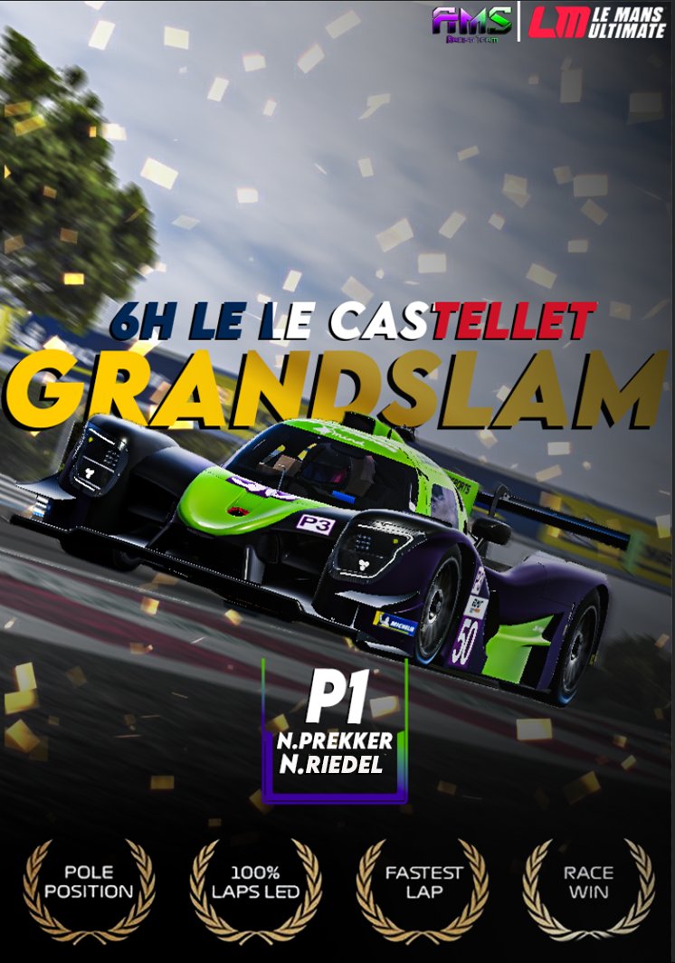 6 Hour Le Castellet Endurance Race. 🇫🇷

Car Number 50 LMP3 Took 𝐏𝐎𝐋𝐄, 𝐋𝐄𝐀𝐃 𝐄𝐕𝐄𝐑𝐘 𝐋𝐀𝐏, 𝐓𝐎𝐎𝐊 𝐓𝐇𝐄 𝐅𝐀𝐒𝐓𝐄𝐒𝐓 𝐋𝐀𝐏 &amp; 𝑾𝑶𝑵 𝑻𝑯𝑬 𝑹𝑨𝑪𝑬. 

🎉𝗖𝗼𝗻𝗴𝗿𝗮𝘁𝘂𝗹𝗮𝘁𝗶𝗼𝗻𝘀🎉 #𝟱𝟬 This is one to remember for all of us.  🙌🏻🔥💖