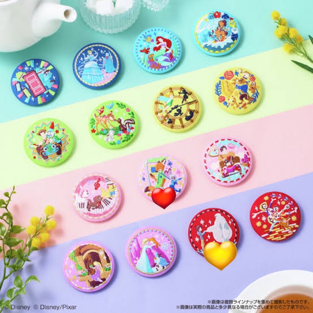 ディズニー刺繍缶バッジ交換 譲(画像1枚目) 第2弾 アナ雪