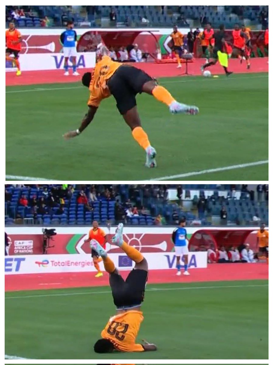 oltsport_'s tweet image. After scoring, Patson Daka attempted a backflip celebration, only to end up hurting his neck.🥹

#TotalEnergiesAFCON2025 | #AFCON2025withOltSports